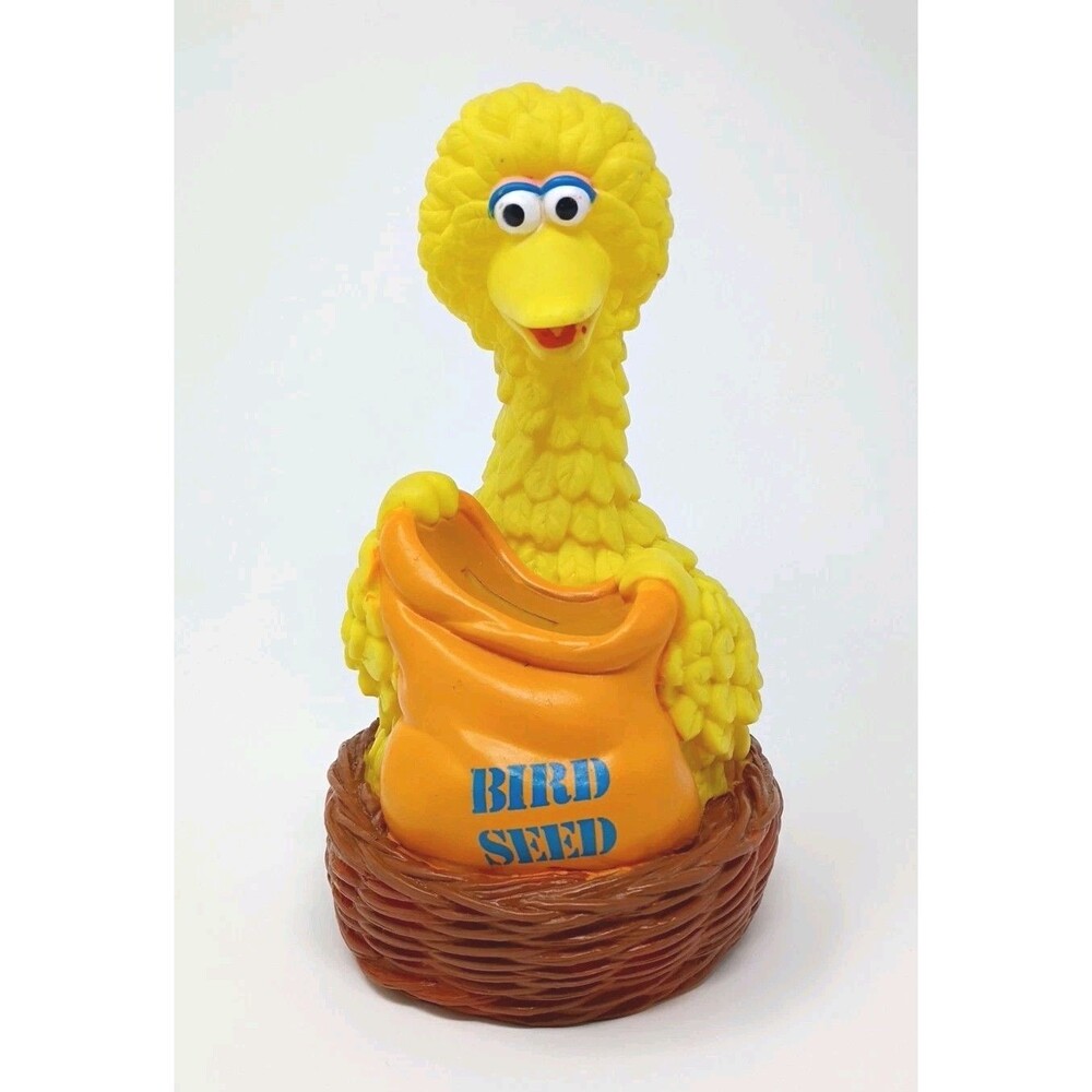 Sesame Street Vintage Big Bird “Bird Seed” Coin Bank Jim Henson